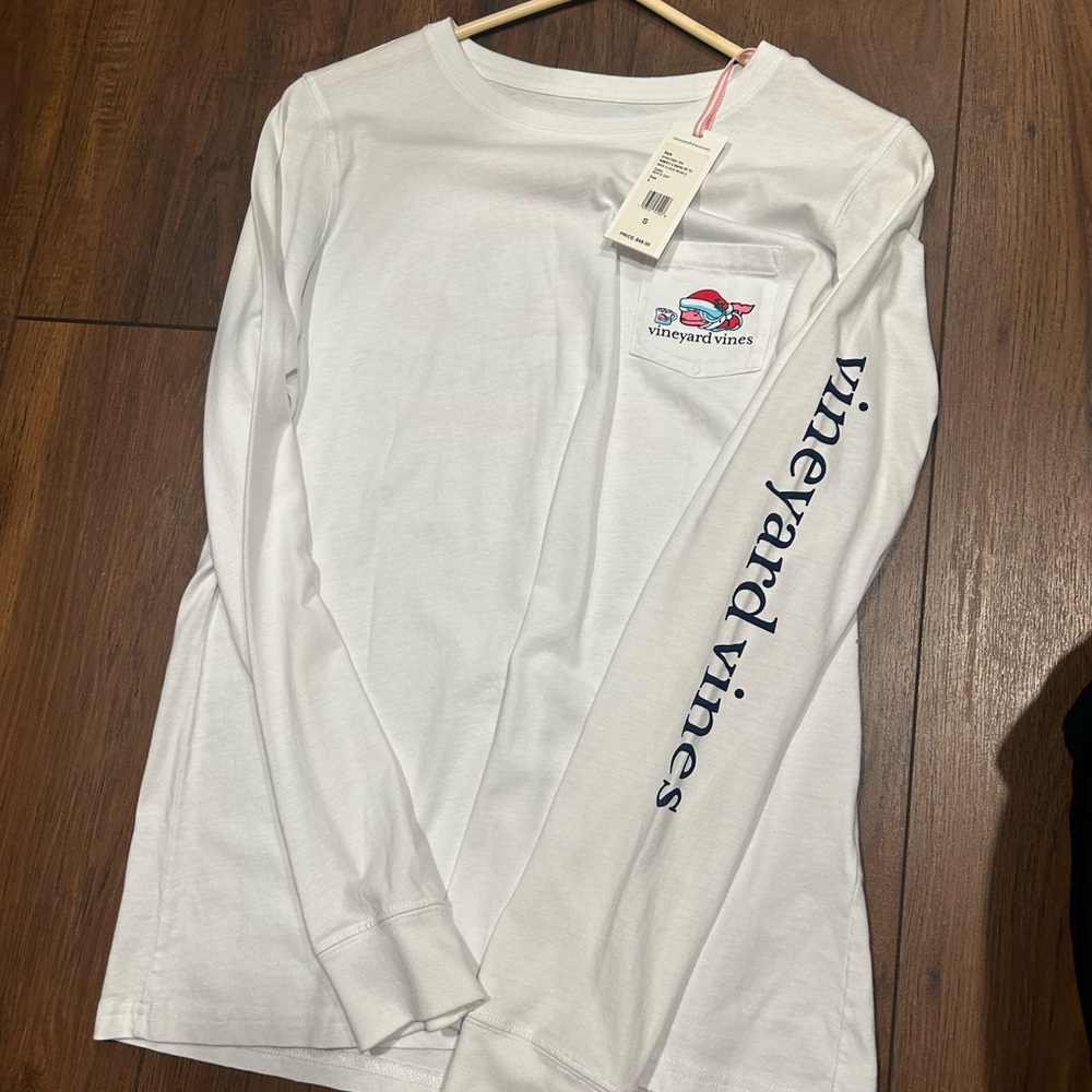 Vineyard Vines Classic White Tee with Logo